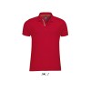 Чоловіча сорочка поло SOL'S PATRIOT,колір:червоний/білий,розмір:XL