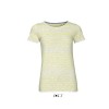 Футболка MILES WOMEN SOL'S,колір:лимоний/сірий,розмір:XL