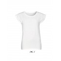 Жіноча футболка з круглим коміром SOL'S MELBA,колір:білий,розмір:L