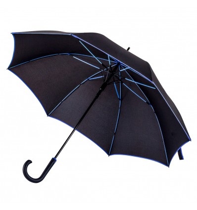 Стильный зонт ТМ "Bergamo",цвет:черный/синий,размер:О 103 см