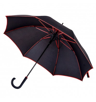 Стильный зонт ТМ "Bergamo",цвет:черный/красный,размер:О 103 см