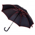 Стильна парасоля ТМ "Bergamo",колір:чорний/червоний,розмір:О 103 см