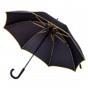 Стильный зонт ТМ "Bergamo",цвет:черный/желтый,размер:О 103 см