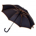 Стильна парасоля ТМ "Bergamo",колір:чорний/помаранчевий,розмір:О 103 см
