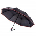 Складной полуавтоматический зонт ТМ "Bergamo",цвет:черный/красный,размер:О 96 см