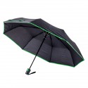 Складной полуавтоматический зонт ТМ "Bergamo",цвет:черный/зеленый,размер:О 96 см