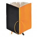 Бизнес-блокнот А5 "Franky MixMe",цвет:черный/оранжевый,размер:130 ? 210 мм