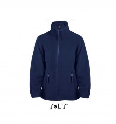 Дитяча куртка з флісу на блискавки SOL'S NORTH KIDS,колір:синій,розмір:10A