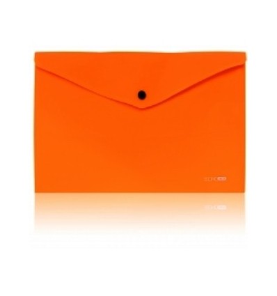 Папка-конверт А4 непрозрачная на кнопке, фактура апельсин