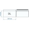 Конверт DL (110х220мм) білий СКЛ з вн. печаткою (25 шт)