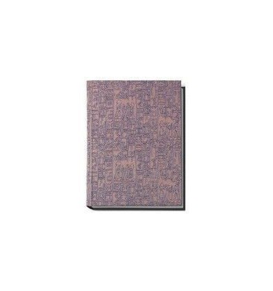 Блокнот "Єгипет", А6, 80 арк., кліт.,(асорті: бордо, коричневий, синій, чорний)
