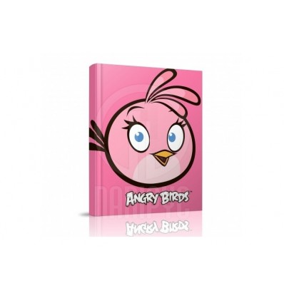 Блокнот "Angry Birds", А6, 48 арк., рожевий