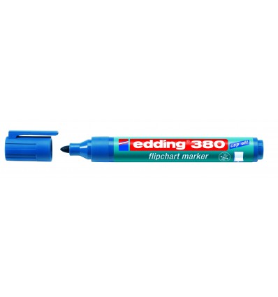 Маркер Flipchart e-380 1,5-3 мм круглый синий