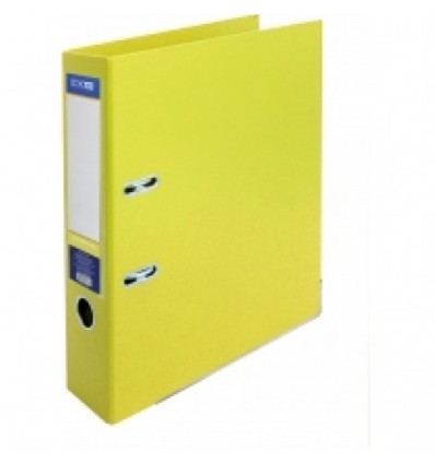 Папка-реєстратор LUX А4 7 см жовта (зібрана)