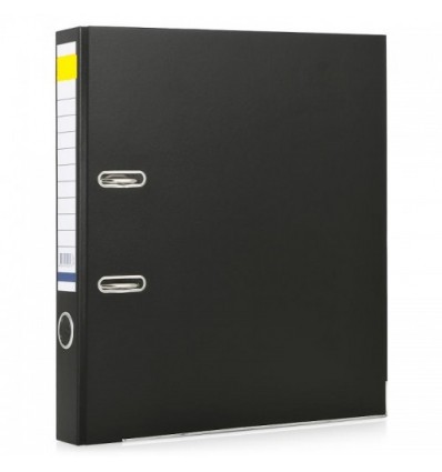 Папка-реєстратор Format, ламинированный картон, А4, 50мм, чорна