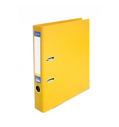 Папка-регистратор LUX А4 5см желтая (собранная)
