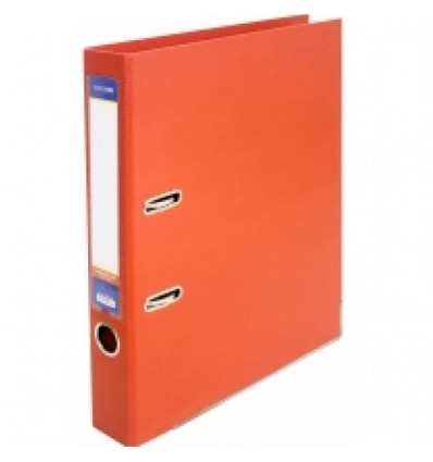 Папка-регистратор LUX, А4, 50мм, оранжевая