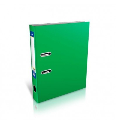 Папка-регистратор Format, ламинированный картон, А4, 50мм, зеленая