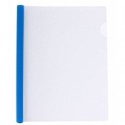Папка А4 пластикова з планкоюпритиском 95 арк, синя