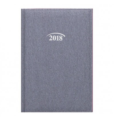 Щоденник датований BRUNNEN 2018 Стандарт Denim сірий, 336 сторінок