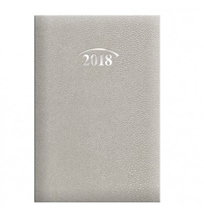 Ежедневник датированный карманный BRUNNEN 2018 Laguna серый , 10*14 см, 368 страниц
