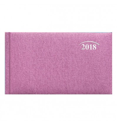 Еженедельник карманный датированный BRUNNEN 2018 Denim лиловый , 15.3*8.7 см, 144 страниц