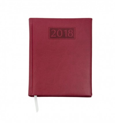 Дневник датированный 2018 GENTLE (Torino), A4, 336 стр. Бордовый