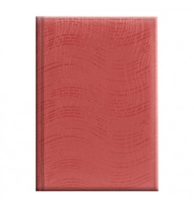 Щоденник BRUNNEN недатований Агенда Wave червоний, 14.5 * 20.6 см, 320 сторінок