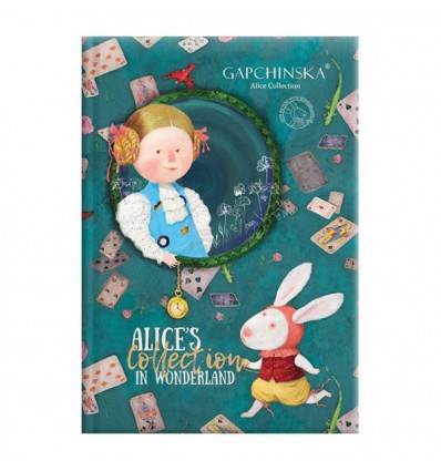 Ежедневник недатированный Агенда BRUNNEN Gapchinska Alice`s collection бирюзовый , 14.5*20.6 см, 320 страниц