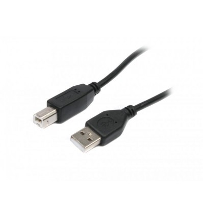 Кабель USB2.0 AM/BM 1.8 м., черный