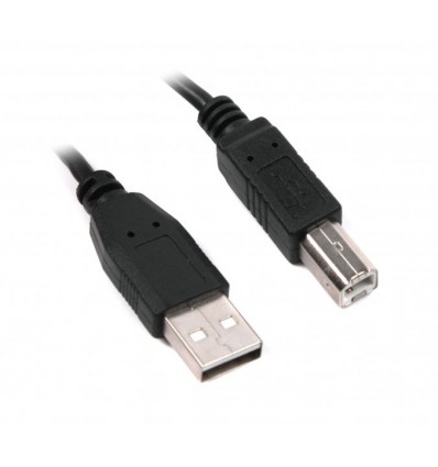 Кабель USB2.0 AM/BM 3м., черный