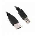 Кабель USB2.0 AM/BM 3м., черный