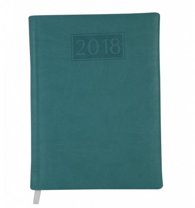 Дневник датированный 2018 GENTLE (Torino), A5, 336стр. бирюзовый
