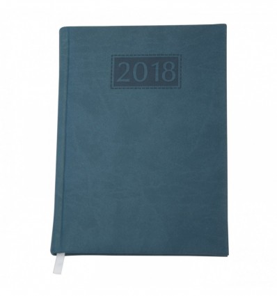 Дневник датированный 2018 GENTLE (Torino), A5, 336стр. т-бирюзовый
