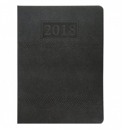 Дневник датированный 2018 AMAZONIA (срибнення среза), А5, 336стр, черный