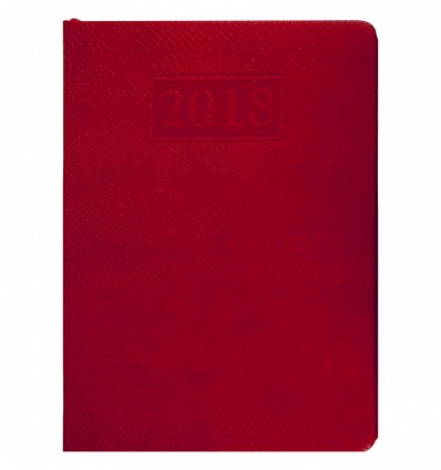 Дневник датированный 2018 AMAZONIA (золочение среза), А5, 336стр, красный