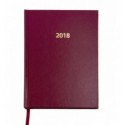 Дневник датированный 2018 VELVET, A5, 336 стр. Бордовый