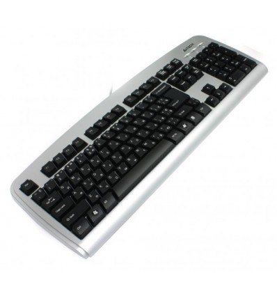 Клавіатура USB, Silver-Black w / Ukr. keys