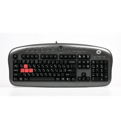 Клавіатура USB, Gaming keyboard Silver-Grey