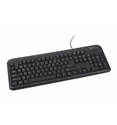 Клавиатура стандартная, USB, украинская раскладка, черный цвет