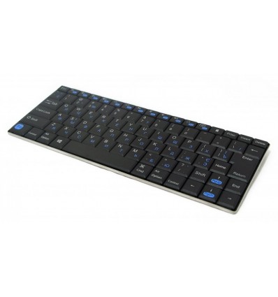 Клавіатура бездротова, Phoenix серія, тонка, Bluetooth інтерфейс, чорний колір, українська розкладка