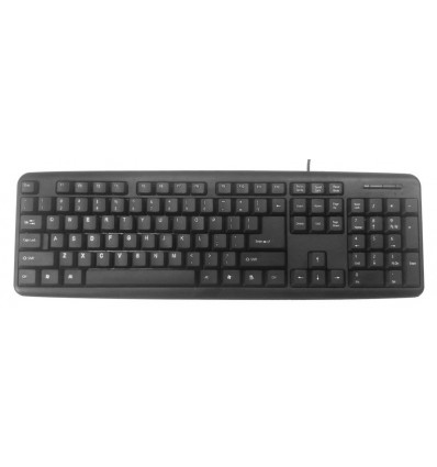 Клавіатура, PS / 2, українська розкладка, чорний колір