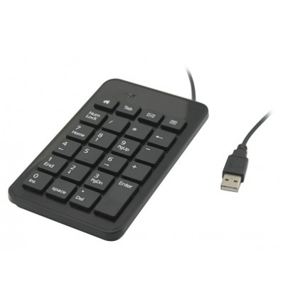 Цифрова USB клавіатура, чорна