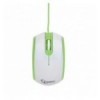 Оптична миша USB інтерфейс, біло-зелений колір