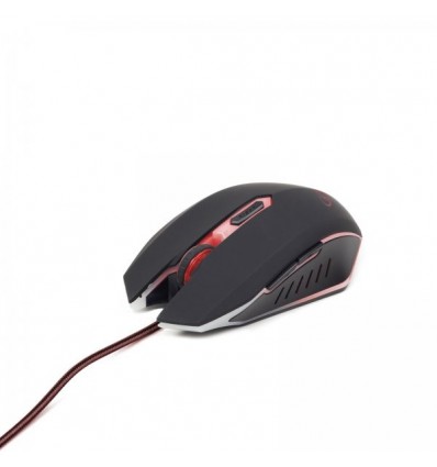 Оптическая игровая мышь, USB интерфейс, красный цвет
