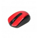 Мышь беспроводная, USB, красная