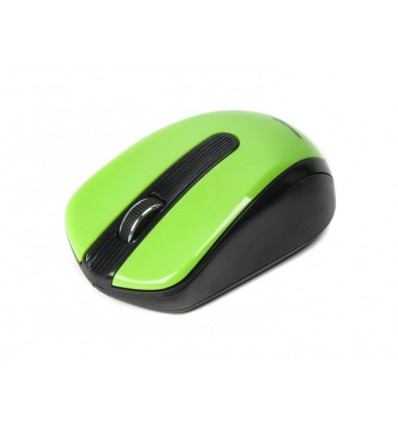 Мышь беспроводная, USB, зеленая