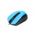 Миша оптична, USB, блакитна