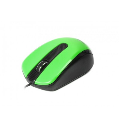 Миша оптична, USB, зелена
