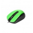 Миша оптична, USB, зелена